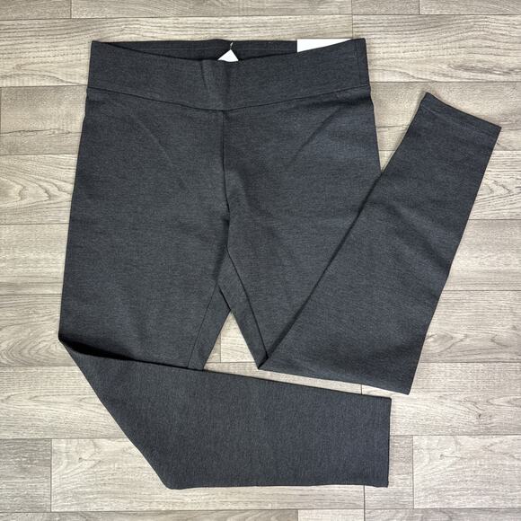 LOFT Outlet Pull On High Rise Skinny Legging Pants Gray sz M - Picture 1 of 7